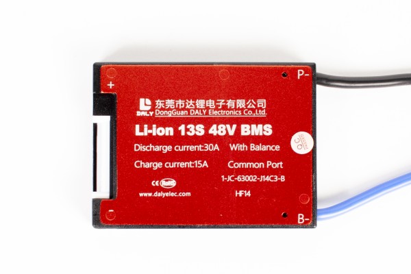 BMS 13s Li-ion 4.2v 30A discharge 15A charge