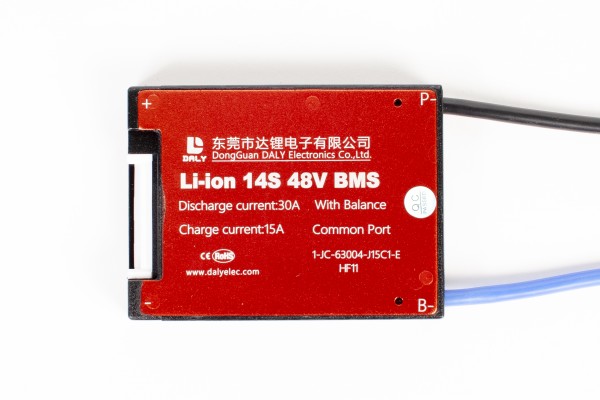 BMS 14s Li-ion 4.2v 30A discharge 15A charge