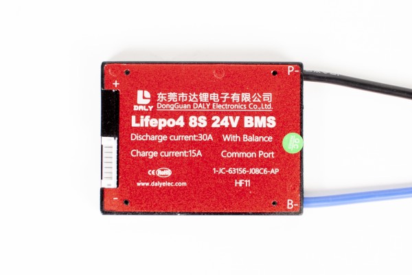 BMS 8s LiFePO4 3.6v 30A discharge 15A charge